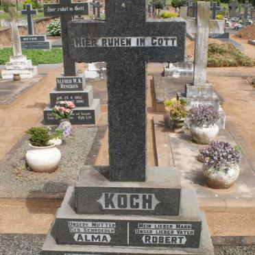 KOCH Robert 1915-1958 &amp; Alma 1913-1993