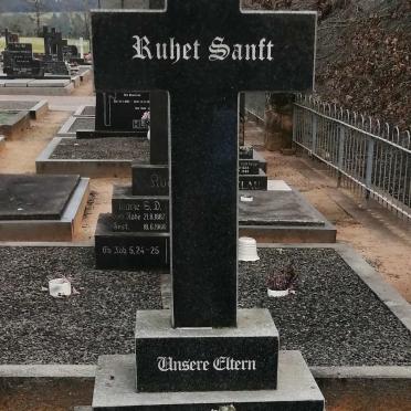 KOCH Johannes Conrad Ernst 1921-1967 &amp; Frieda Emilie Waltraut WORTHMANN 1925-2013