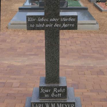 MEYER Karl W.M. 1919-1974 &amp; M.H.M. Irmgard 1922-2000