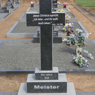 MEISTER Ingetraut Marie nee KOCH 1952-2007