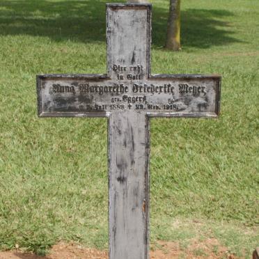 MEYER Anna Margarethe Friederike nee EGGERS 1888-1918