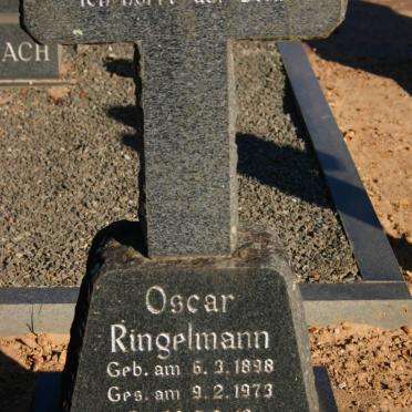 RINGELMANN Oscar 1898-1973