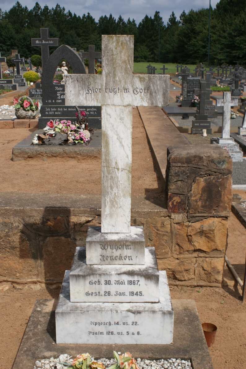 RENCKEN Wilhelm 1867-1945