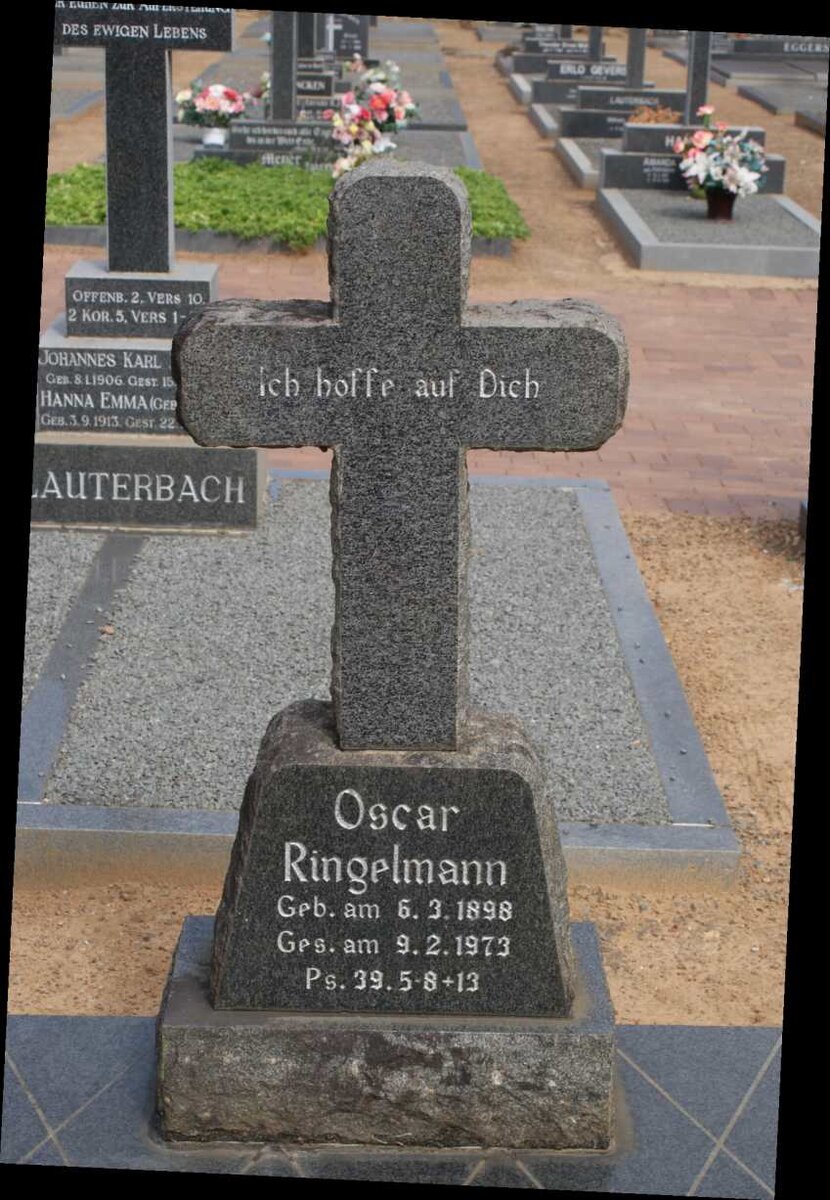 RINGELMANN Oscar 1898-1973