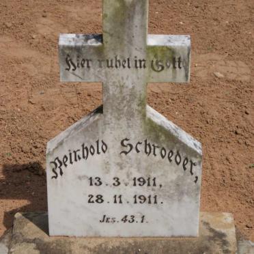 SCHROEDER Reinhold 1911-1911