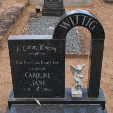 WITTIG Caroline Jane  -1986