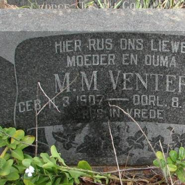 VENTER M.M. 1907-1967