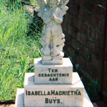 BUYS Isabella Magrietha 1899-1900