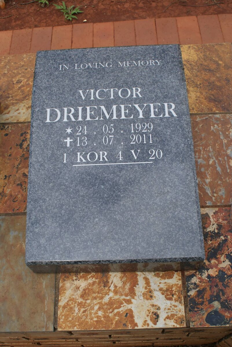 DRIEMEYER Victor 1929-2011
