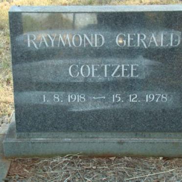 COETZEE Raymond Gerald 1918-1978