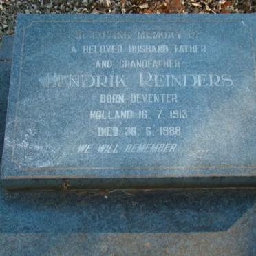 REINDERS Hendrik 1913-1988