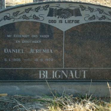 BLIGNAUT Daniel Jeremia 1905-1970