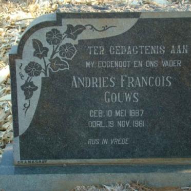 GOUWS Andries Francois 1887-1961