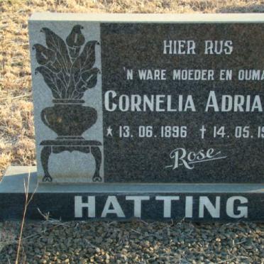 HATTING Cornelia Adriana 1896-1974