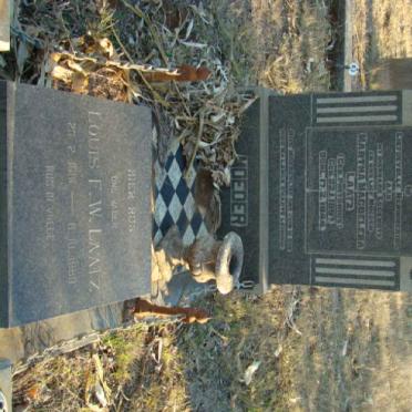 LAATZ Louis F.W. 1891-1980 &amp; Martha Magdelena PRETORIUS 1897-1944