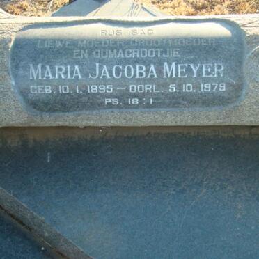 MEYER Maria Jacoba 1895-1979