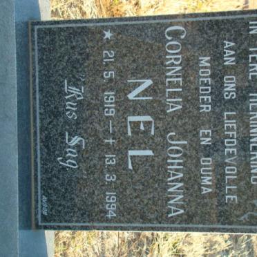 NEL Cornelia Johanna 1919-1994