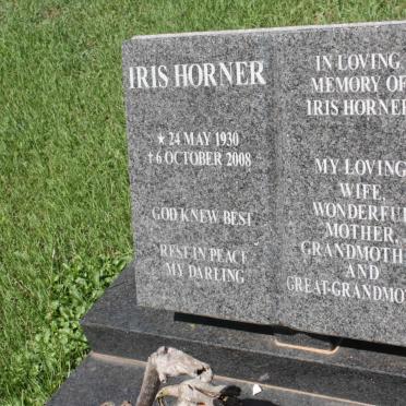 HORNER Iris 1930-2008