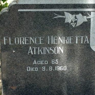 ATKINSON Florence Henrietta -1960