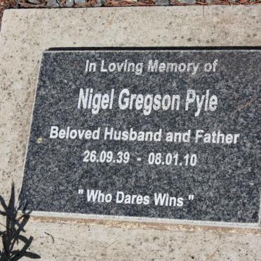 PYLE Nigel Gregson 1939-2010