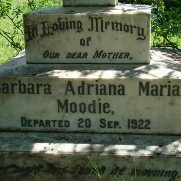 MOODIE Barbara Adriana Maria -1922