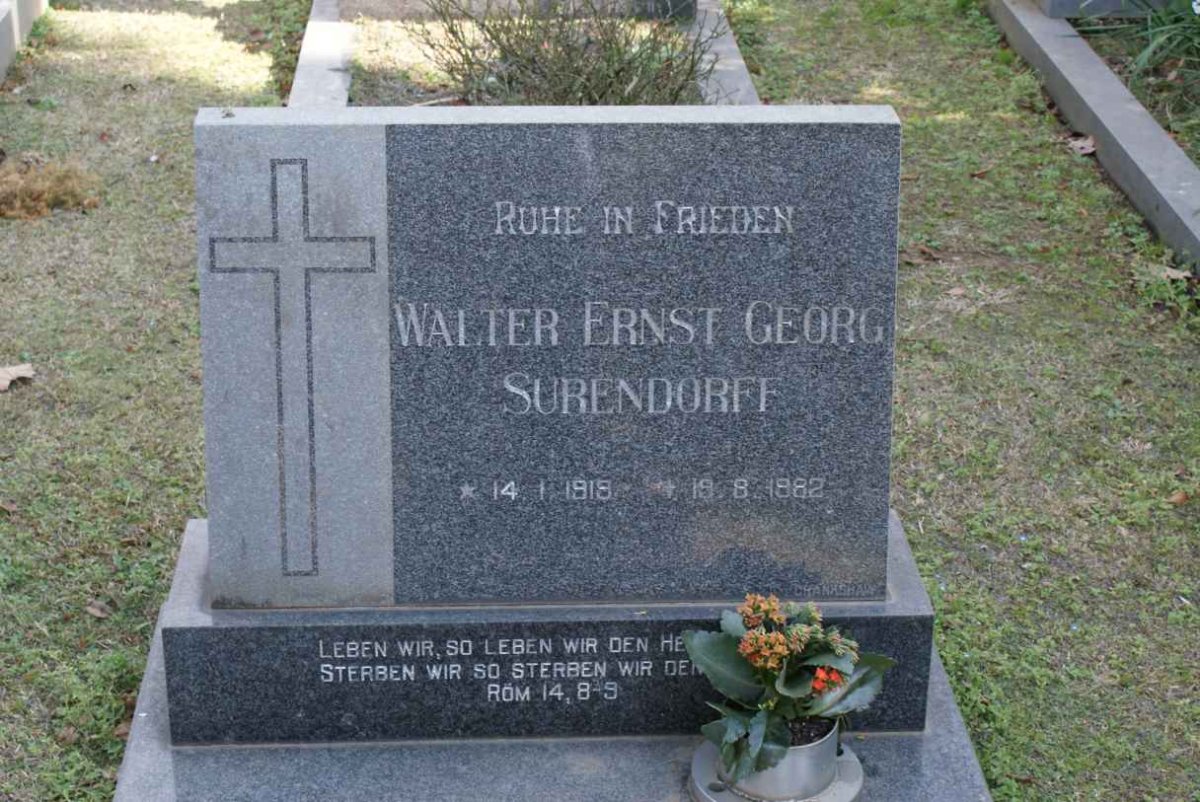 SURENDORFF Ernst Georg 1918-1982