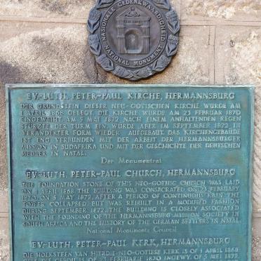 5. National Monument Plaque: Peter-Paul Kirche, Hermannsburg