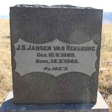 RENSBURG J.S., Jansen van 1869-1946