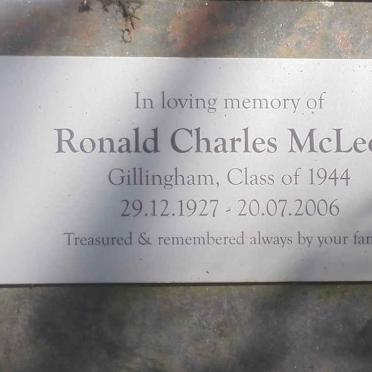 McLEOD Ronald Charles 1927-2006