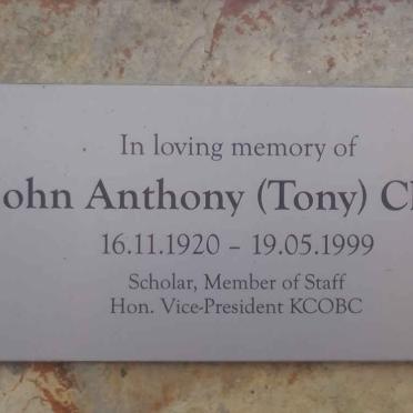 CHICK John Anthony 1920-1999