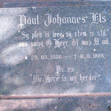 ELS Paul Johannes 1930-1986