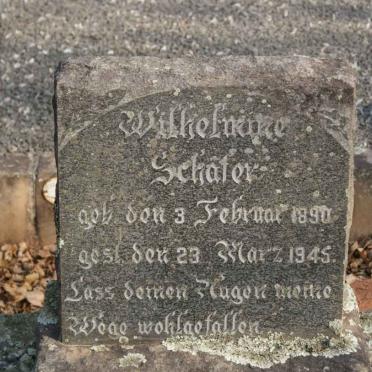 SCHATER Wilhelmine 1890-1945