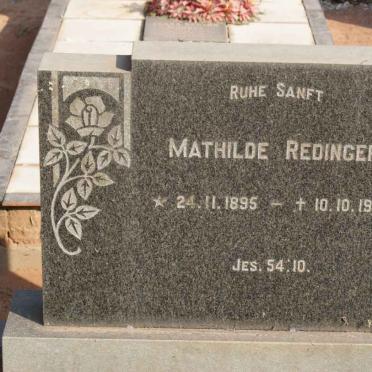 REDINGER Mathilde 1895-1968