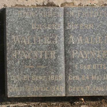 PAYNTER Walter J. 1868-1946 &amp; Amalie OTTO 1869-1947