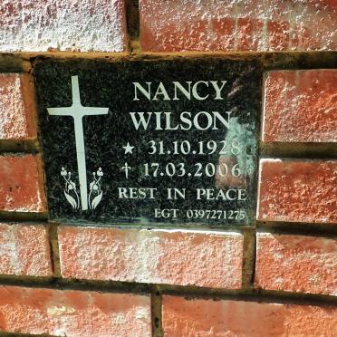 WILSON Nancy 1928-2006