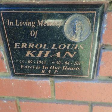 KHAN Errol Louis 1944-2017