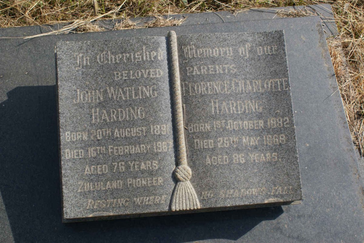 HARDING John Watling 1891-1967 &amp; Florence Charlotte 1882-1968