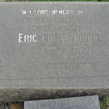 ROHDE Eric Edgar 1909-1954