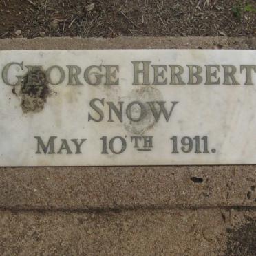 SNOW George Herbert -1911