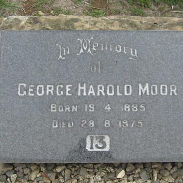 MOOR George Harold 1885-1975