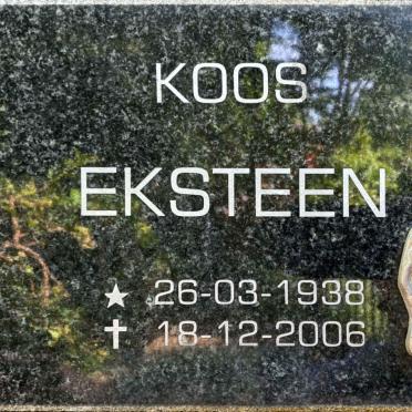 EKSTEEN Koos 1938-2006