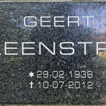 LEENSTRA Geert 1936-2012