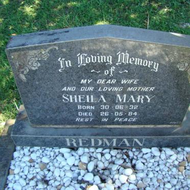 REDMAN Sheila Mary 1932-1984