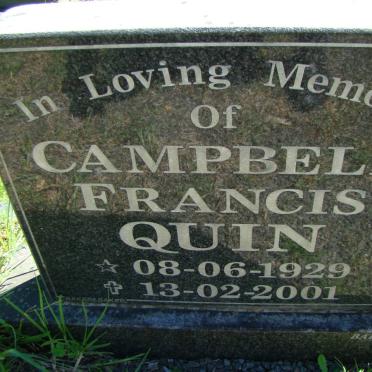 QUIN Campbell Francis 1929-2001