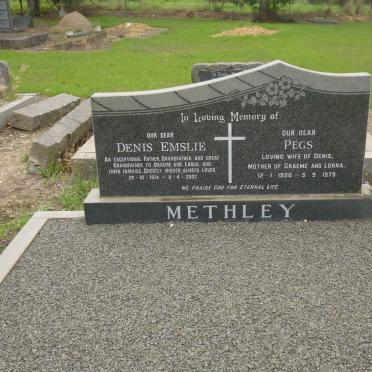 METHLEY Denis Emslie 1914-2003 &amp; Pegs 1920-1979