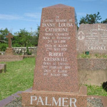 PALMER Robert Cresswell 1899-1986 &amp; Fanny Louisa Catherine CROOKES 1898-1978