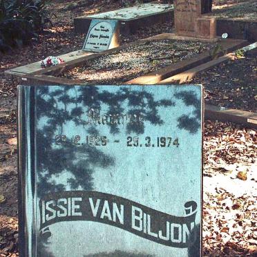 BILJON Issie, van 1926-1974