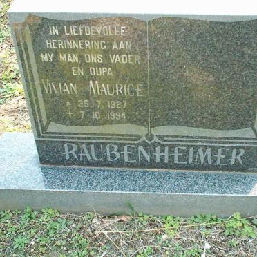 RAUBENHEIMER Vivian Maurice 1927-1994