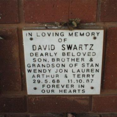 SWARTZ David 1968-1987