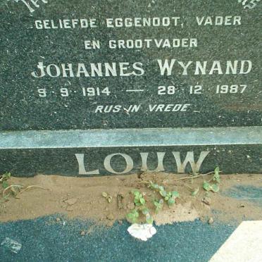 LOUW Johannes Wynand 1914-1987